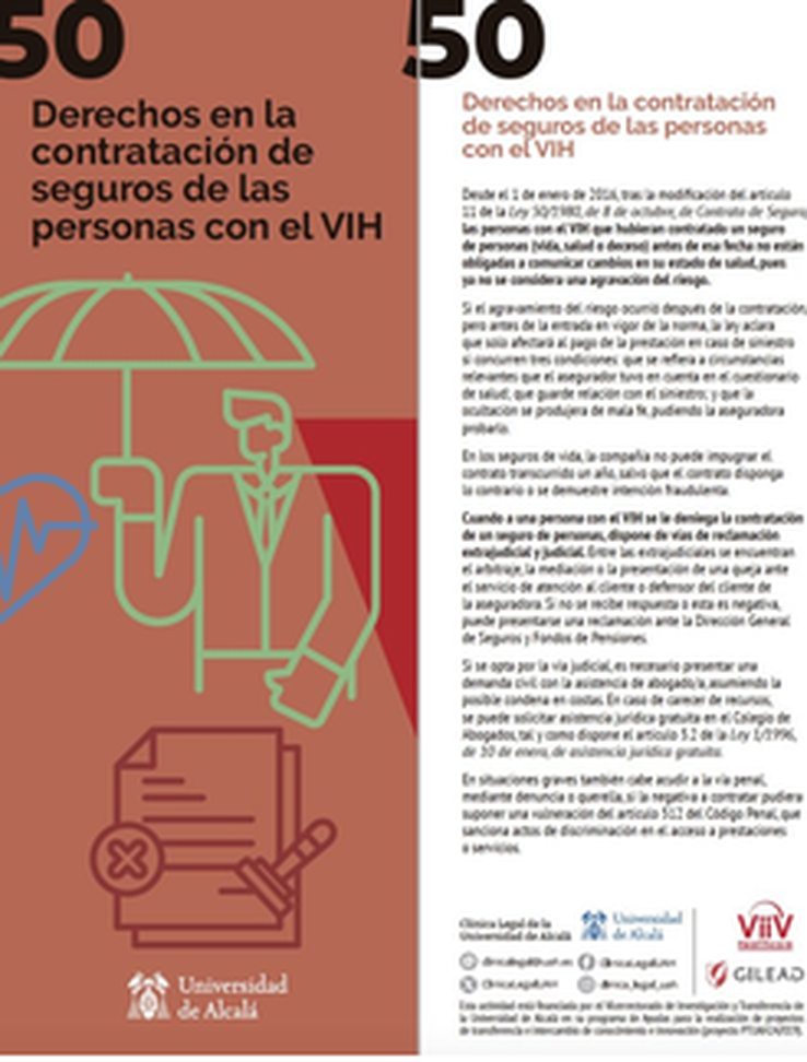 Píldora 50: Derechos en la contratación de seguros de las personas con el VIH