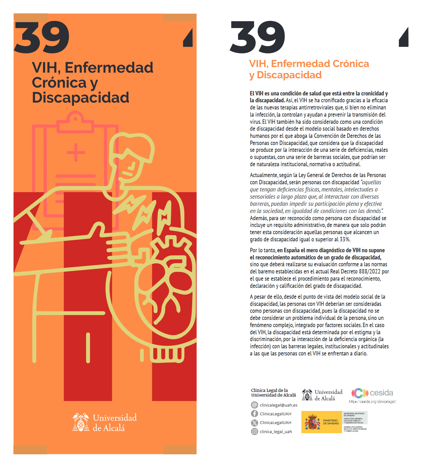 Píldora 39: VIH, enfermedad crónica y discapacidad