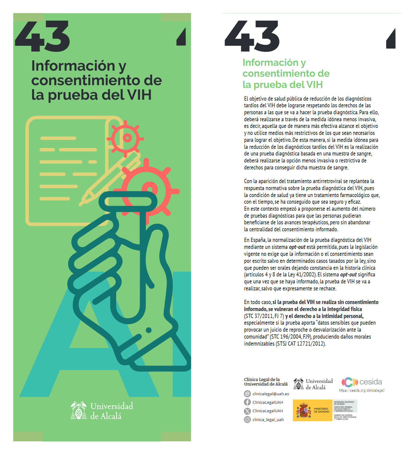 Píldora 43: Información y consentimiento de la prueba del VIH