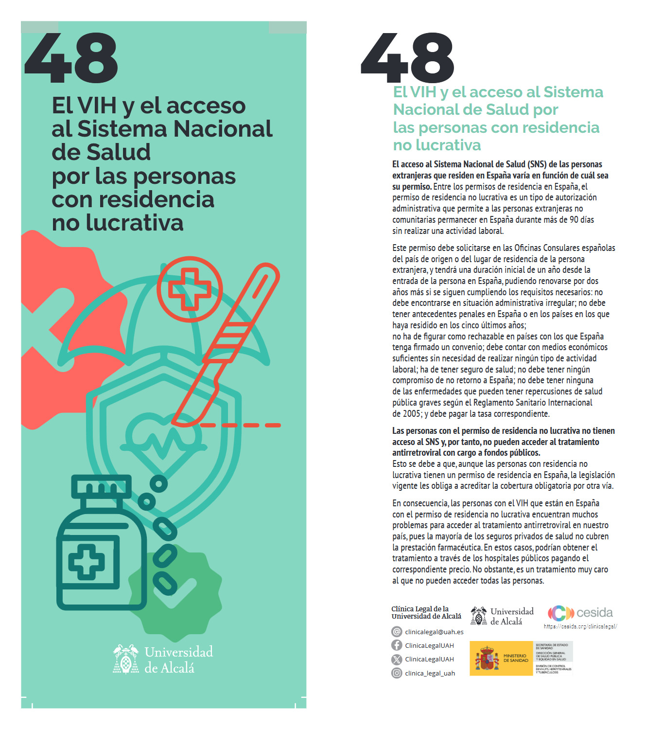 Píldora 48: El VIH y el acceso al Sistema Nacional de Salud por las personas con residencia no lucrativa
